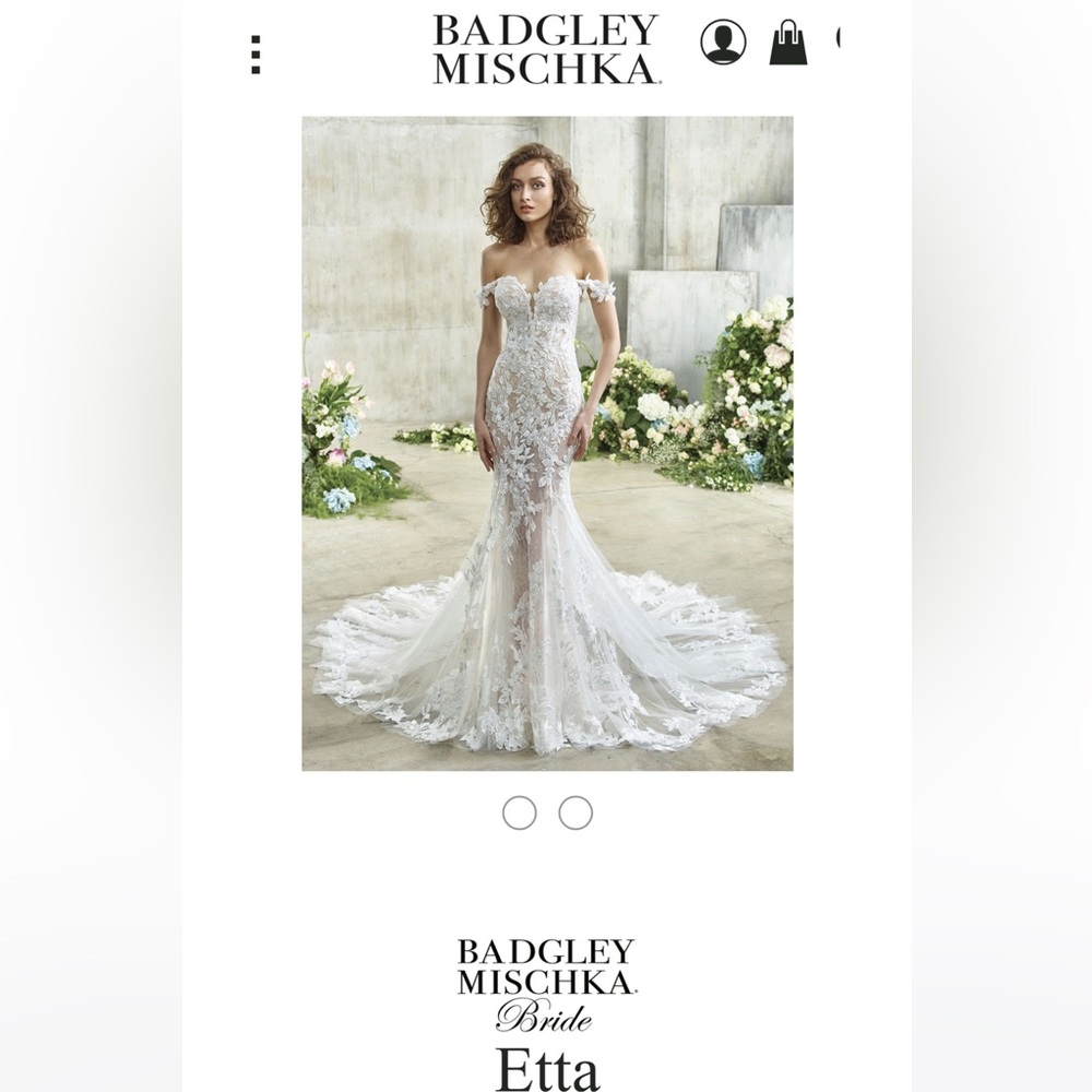 Badgley Mischka bride Etta dress - Picture 2 of 9